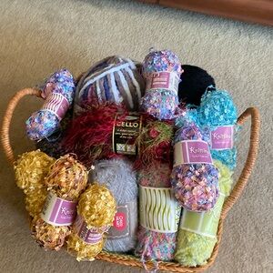 Miscellaneous Yarn 17 Skeins!